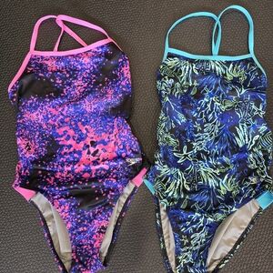 Speedo Womens' Swimsuit Set - Pink and Blue